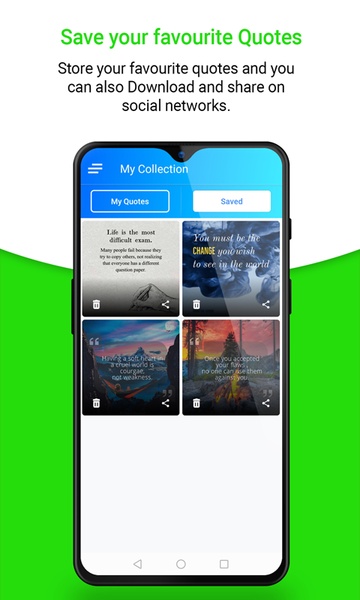 Quotext - Good Quotes and Status for Motivation - Preview 2