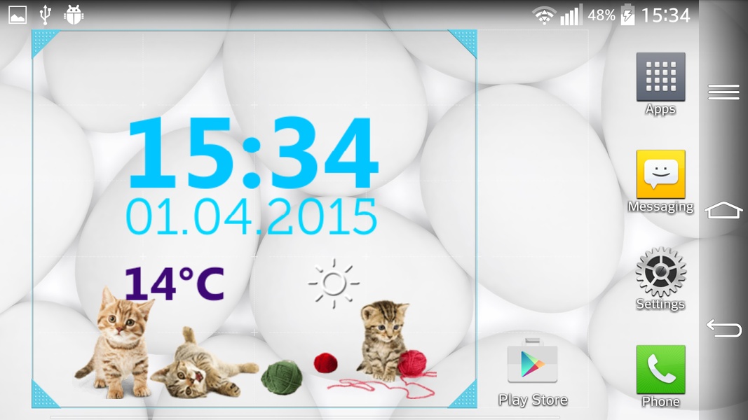 Kitty Weather Clock - Preview 3