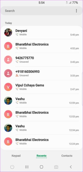 Samsung Contacts - Preview 1