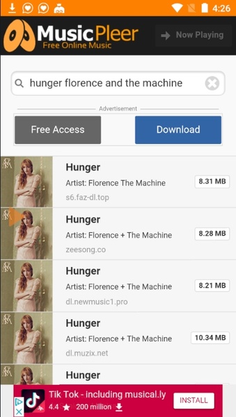 MusicPleer - Free Online Music App - Preview 5