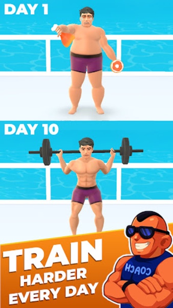 jogando o jogo Idle Gym Life 3D! mais gameplay se tiver gostei