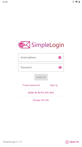 SimpleLogin - Preview 5
