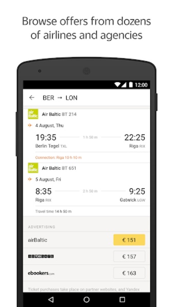 Yandex Flights - Preview 1
