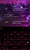 TouchPal SkinPack Neon Pink screenshot 3