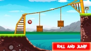 Red Hero 3 - Roll and Jump Bal screenshot 2