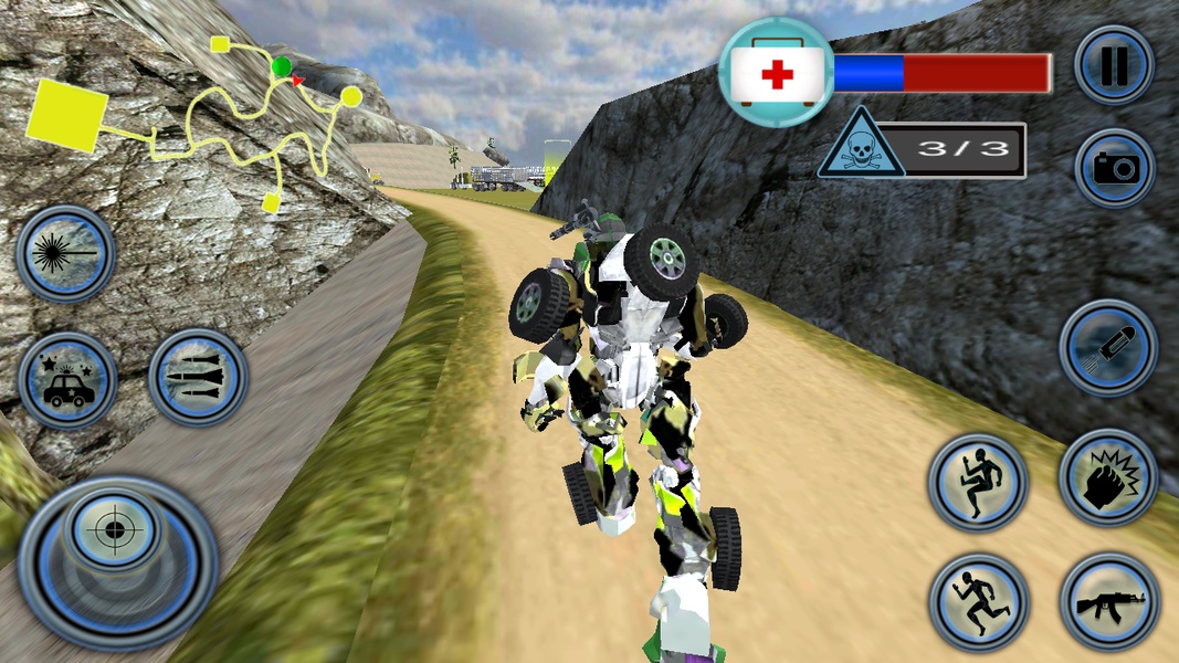 US Army Robot Transport Truck Driving Games - Preview 8