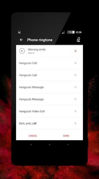 xBlack- Red Theme - Preview 1