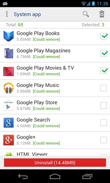 System App Uninstaller - Preview 4