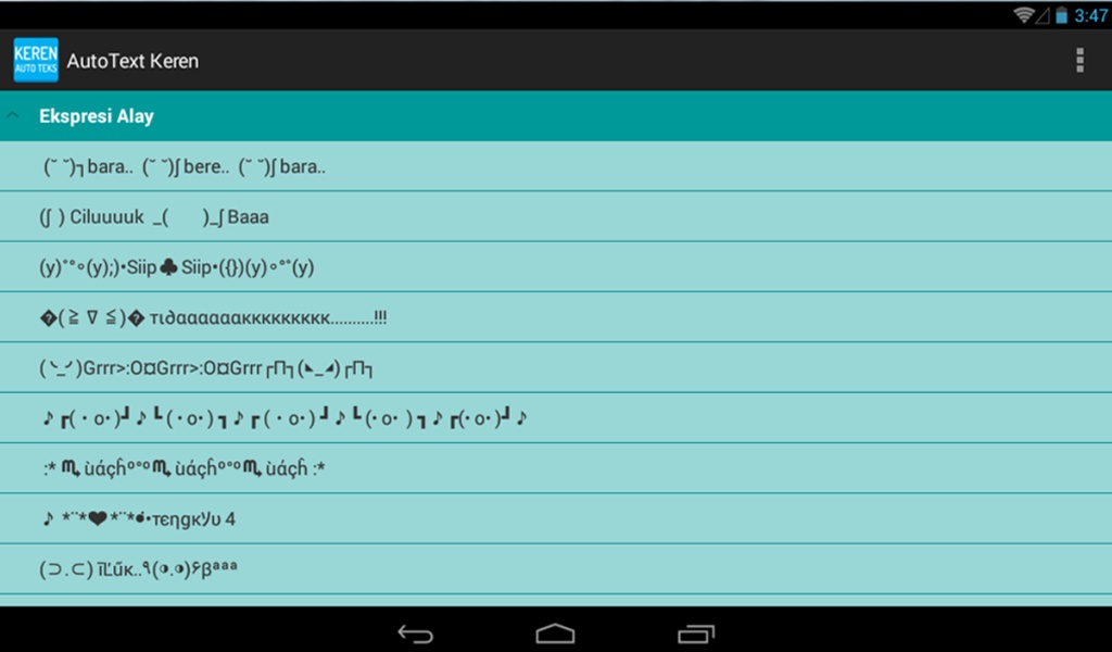 AutoText Keren - Preview 3