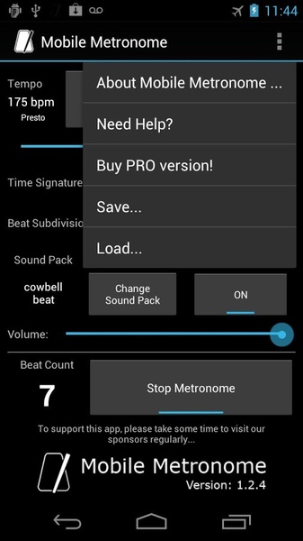 Mobile Metronome - Preview 2