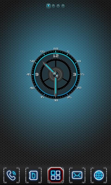 ClockWidgetBlueLight - Preview 2