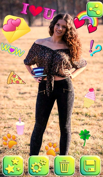 Cute Stickers Photo Editing - Preview 1