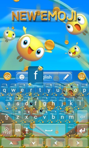 New Emoji GO Keyboard theme - Preview 2