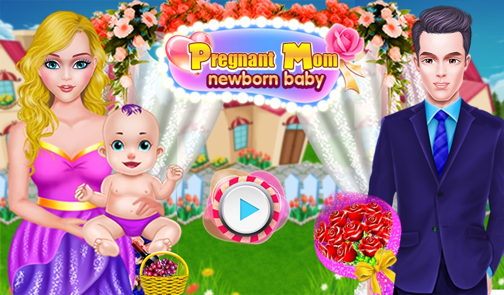 Pregnant Mom Newborn Baby - Preview 1
