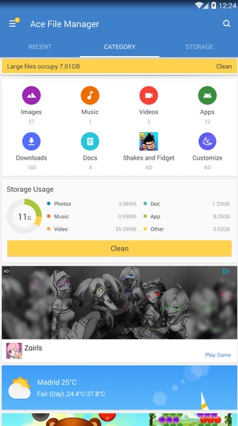 Ace File Manager - Preview 2