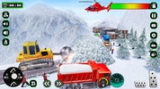 Snow Excavator Truck Games 3D screenshot 1
