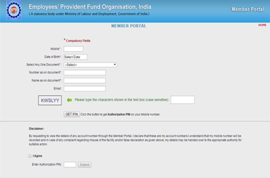EPF e-Passbook - Preview 1