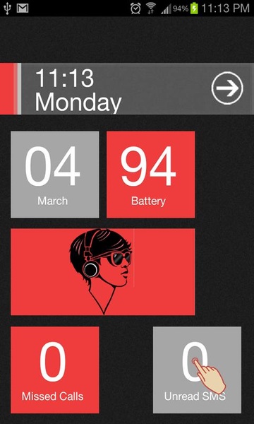 Red Theme Go Locker Theme - Preview 1