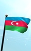 Azerbaiyán Bandera 3D Libre screenshot 5