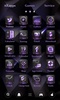 Black Purple GO Launcher Theme screenshot 3