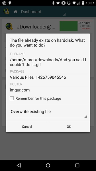MyJDownloader - Preview 2