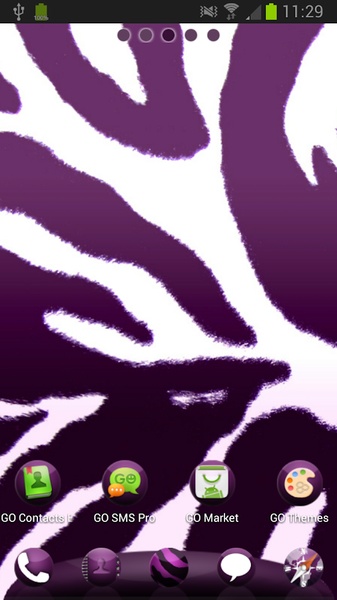 GO Launcher EX Violet Zebra - Preview 6