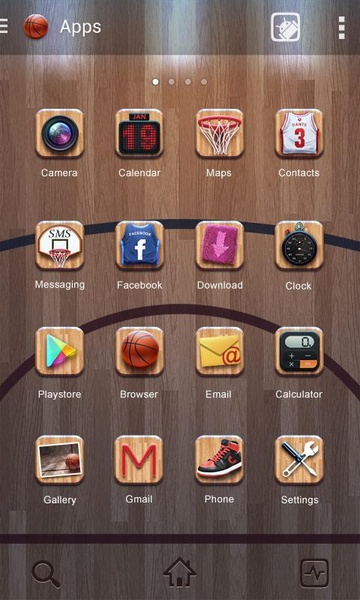 Dunk GOLauncher EX Theme - Preview 2