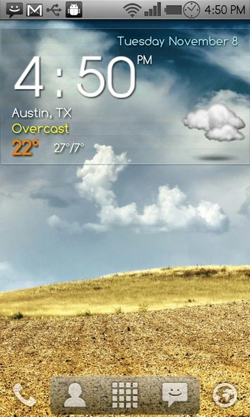 Digital clock & world weather widget theme pack 1 - Preview 3
