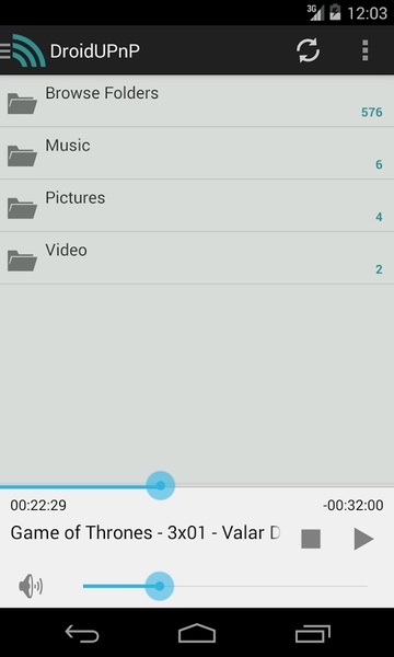 DroidUPnP - Preview 2