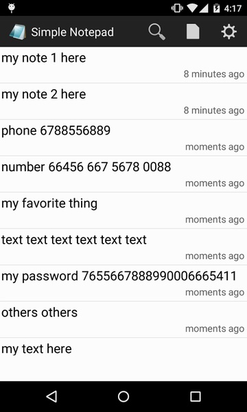 Simple Notepad - Preview 1