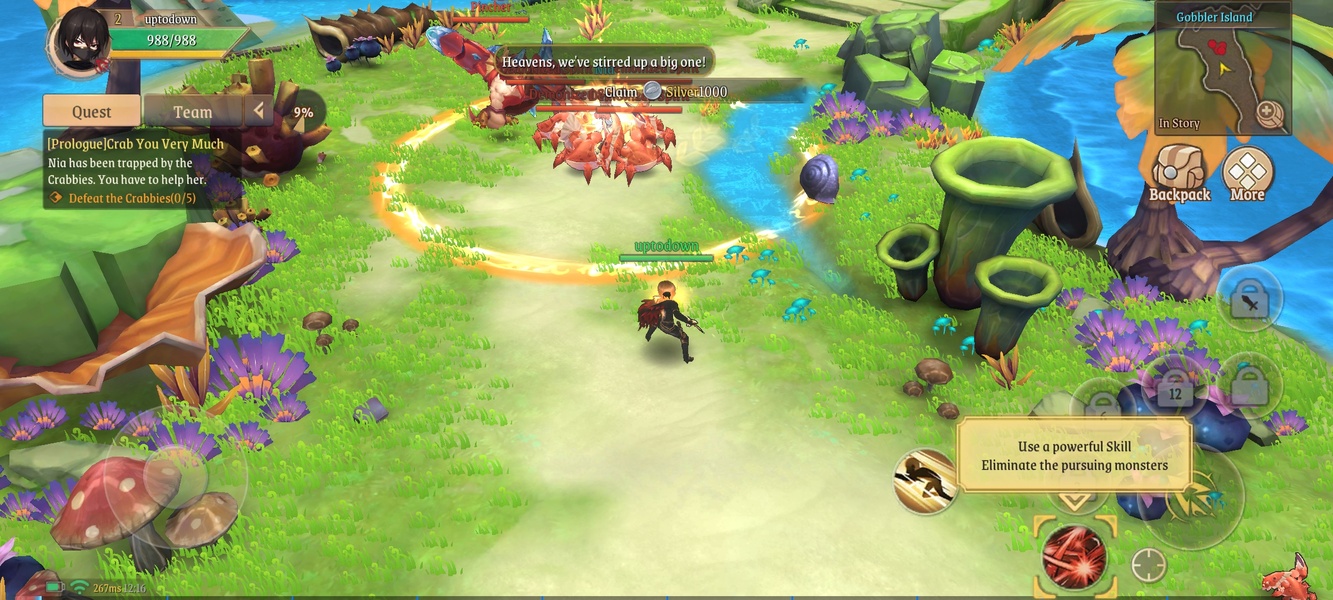 Tales of Fantasy gameplay screenshot 2