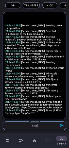 PocketServer - Preview 1