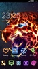 Neon Wild Animal Theme: Flaming Cheetah screenshot 1