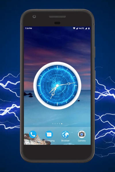 Electric Clock Live Wallpaper - Preview 1
