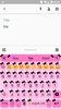Emoji Keyboard Bow Pink Black screenshot 4