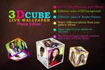 3D Cube Live Wallpaper Editor screenshot 1