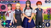 School Girl Life Simulator 3D screenshot 2