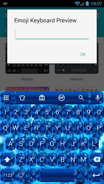 Theme Shading Blue for Emoji Keyboard - Preview 5