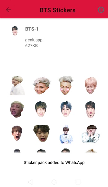 BTS Stickers - Preview 1