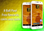 8 Ball Pool Free Rewards cashs and coins screenshot 3