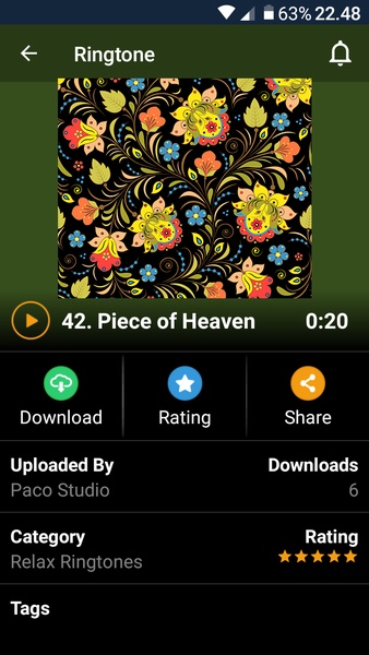 Relax Ringtones - Preview 10