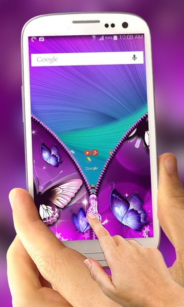 ButterflyZipperLockScreen - Preview 1