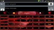 Heart Flame GO Keyboard Theme screenshot 1