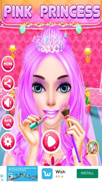 Pink Princess Makeup Salon : Games For Girls - Preview 5