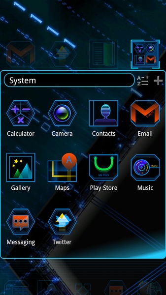 Skyline GOLauncher EX Theme - Preview 2