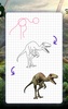 How to draw dinosaurs by steps screenshot 1
