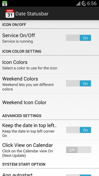 Date Statusbar - Preview 1