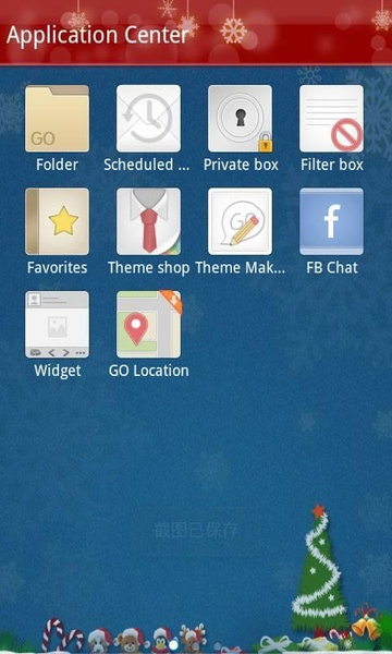 GOSMS Merry Christmas Theme - Preview 1