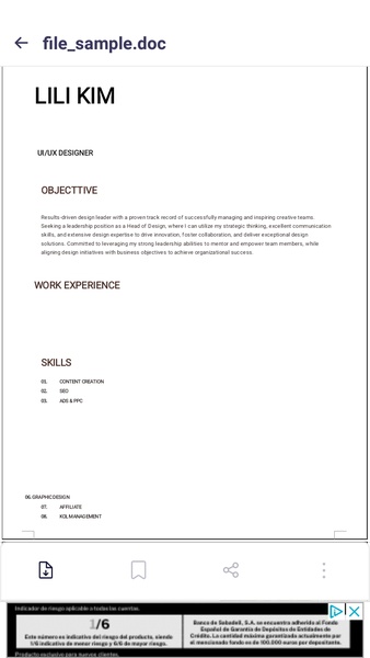 Office Word Reader Docx Viewer - Preview 2