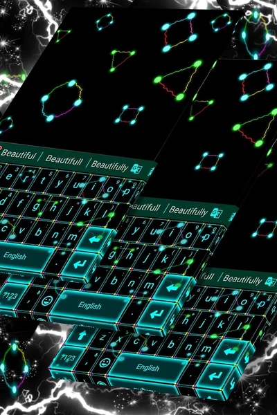 Neon Lightning Keyboard - Preview 5